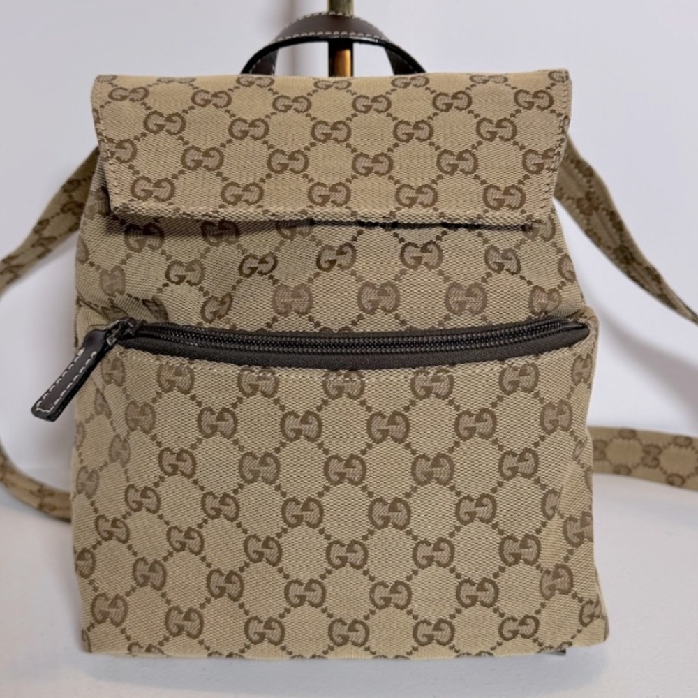 Gucci Monogram Drawstring Backpack - Picture 10 of 10
